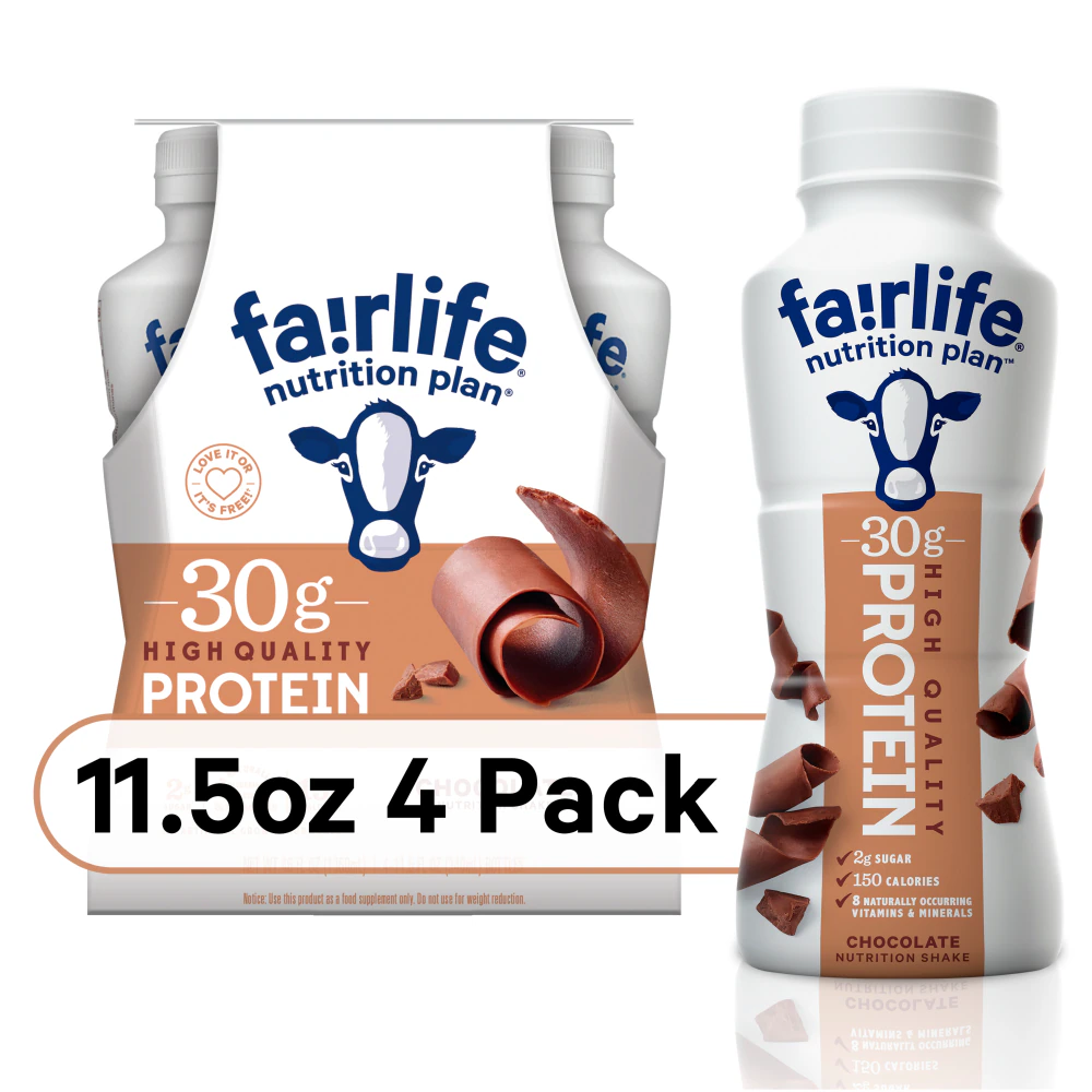 Fairlife Milk Nutrition Facts: 13g Protein, 50% Less Sugar