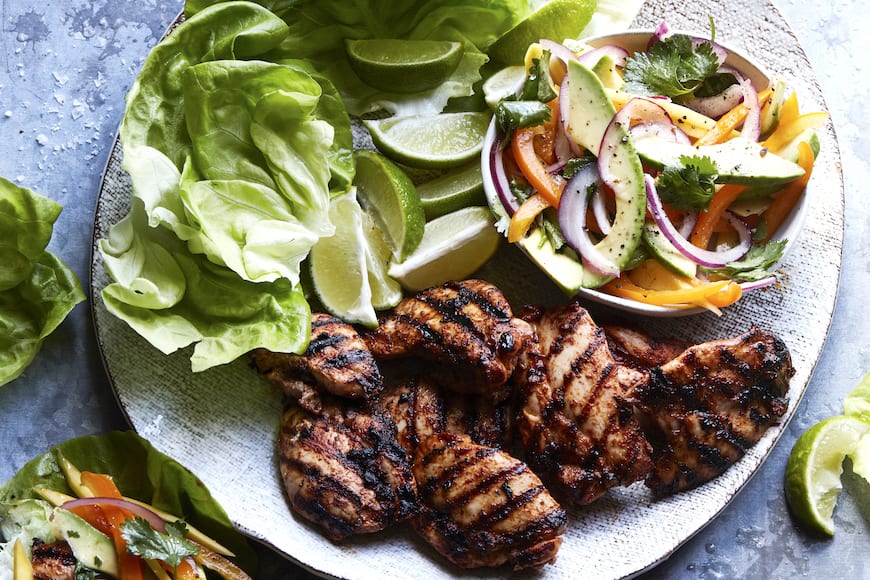 Chipolata Chicken Lettuce Wraps