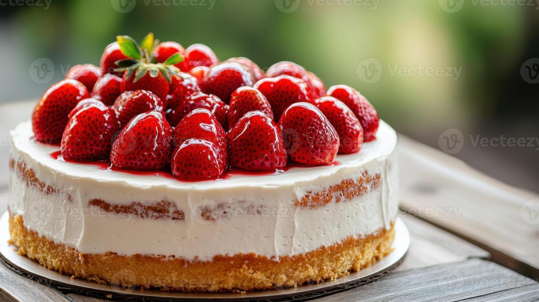 Next-Level Baked Strawberry Cheesecake