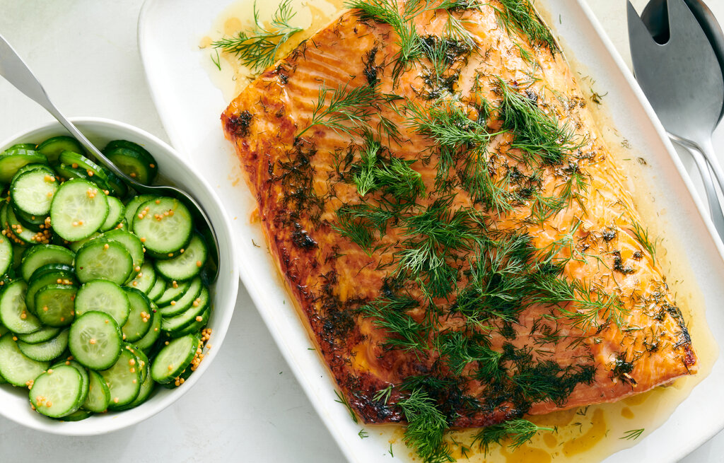 Air Fryer Salmon with Lemon