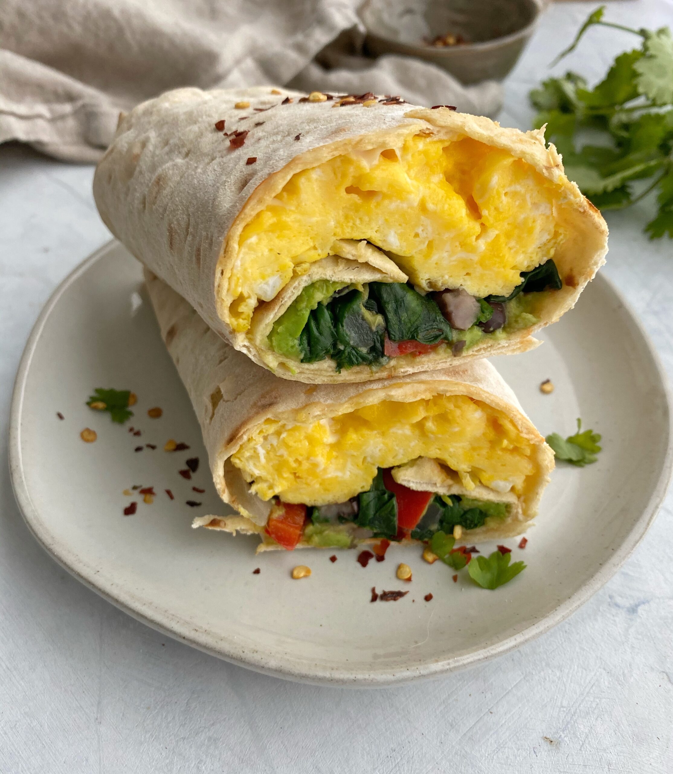 Veggie Scramble Wrap