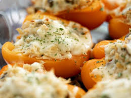 Keto Cheesy Chicken Stuffed Peppers